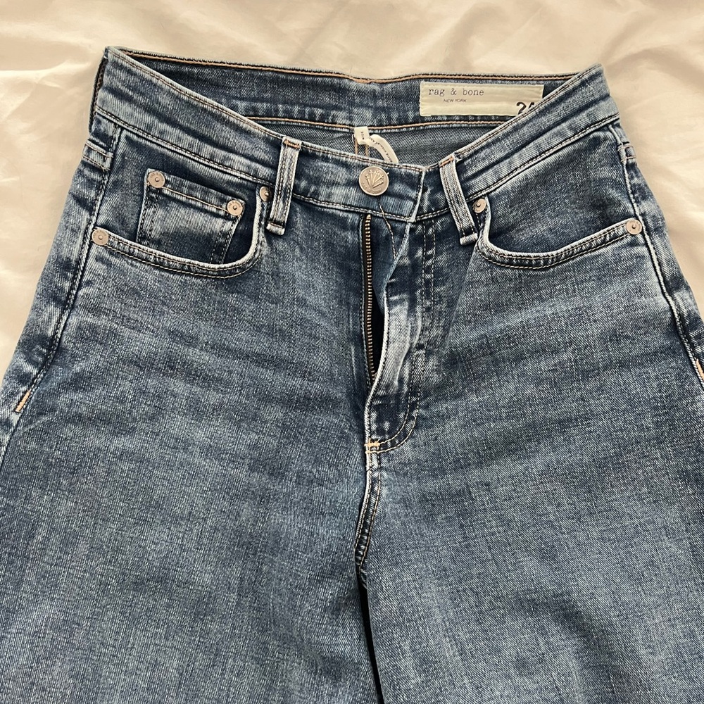 Rag & Bone Sofie high rise wide leg jean